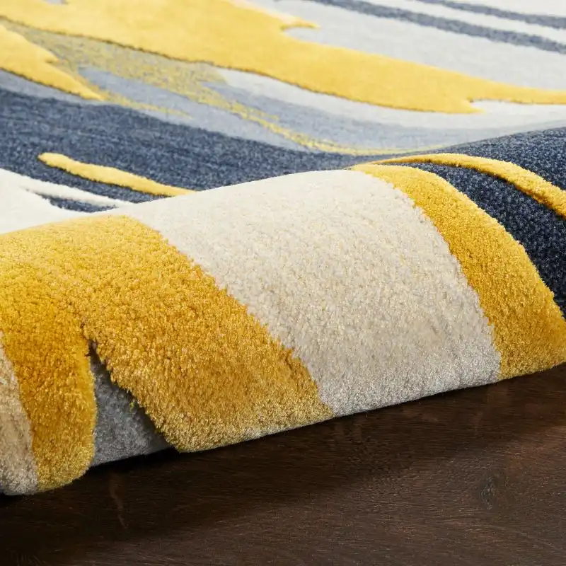 Prismatic PRS24 Grey Gold Rug - Image 5