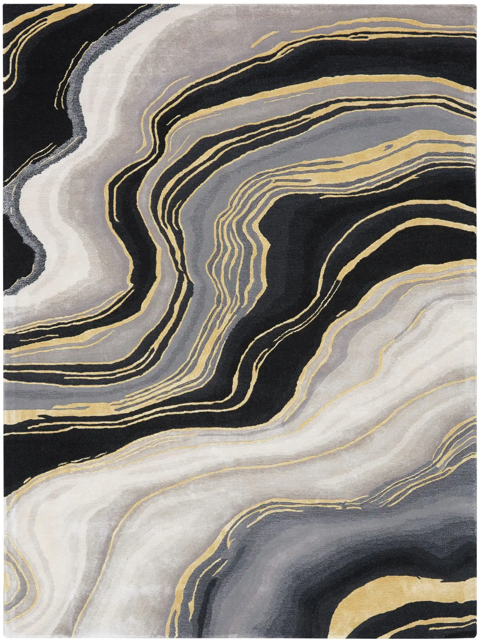 Prismatic PRS31 Charcoal Grey Rug - Image 2