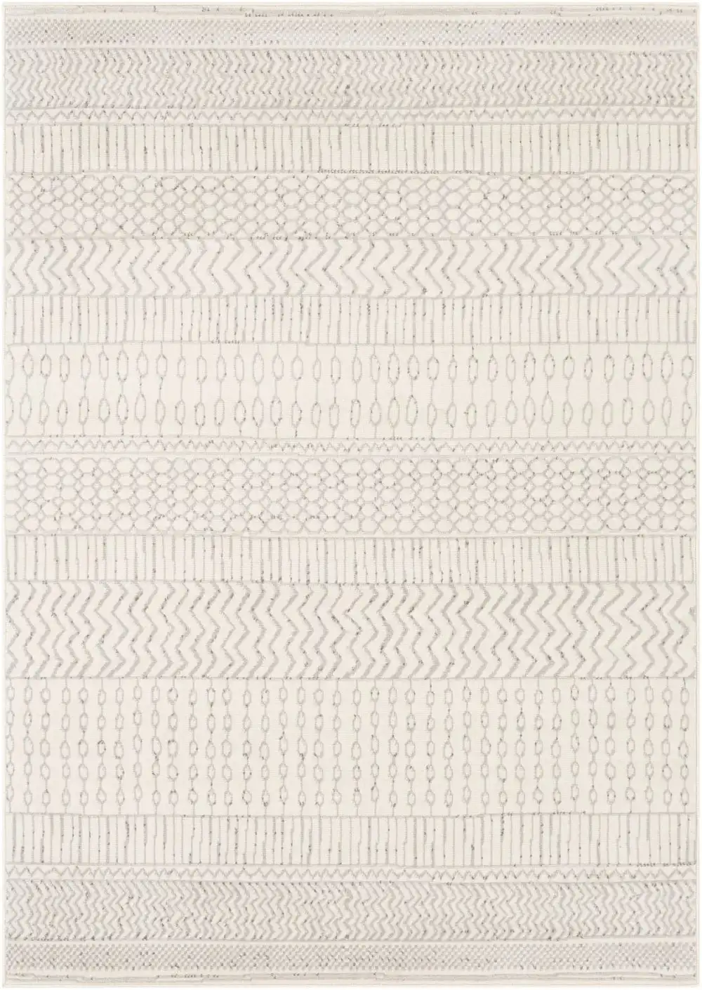 Bianca Scandi Geometric Light Grey Rug - Image 6