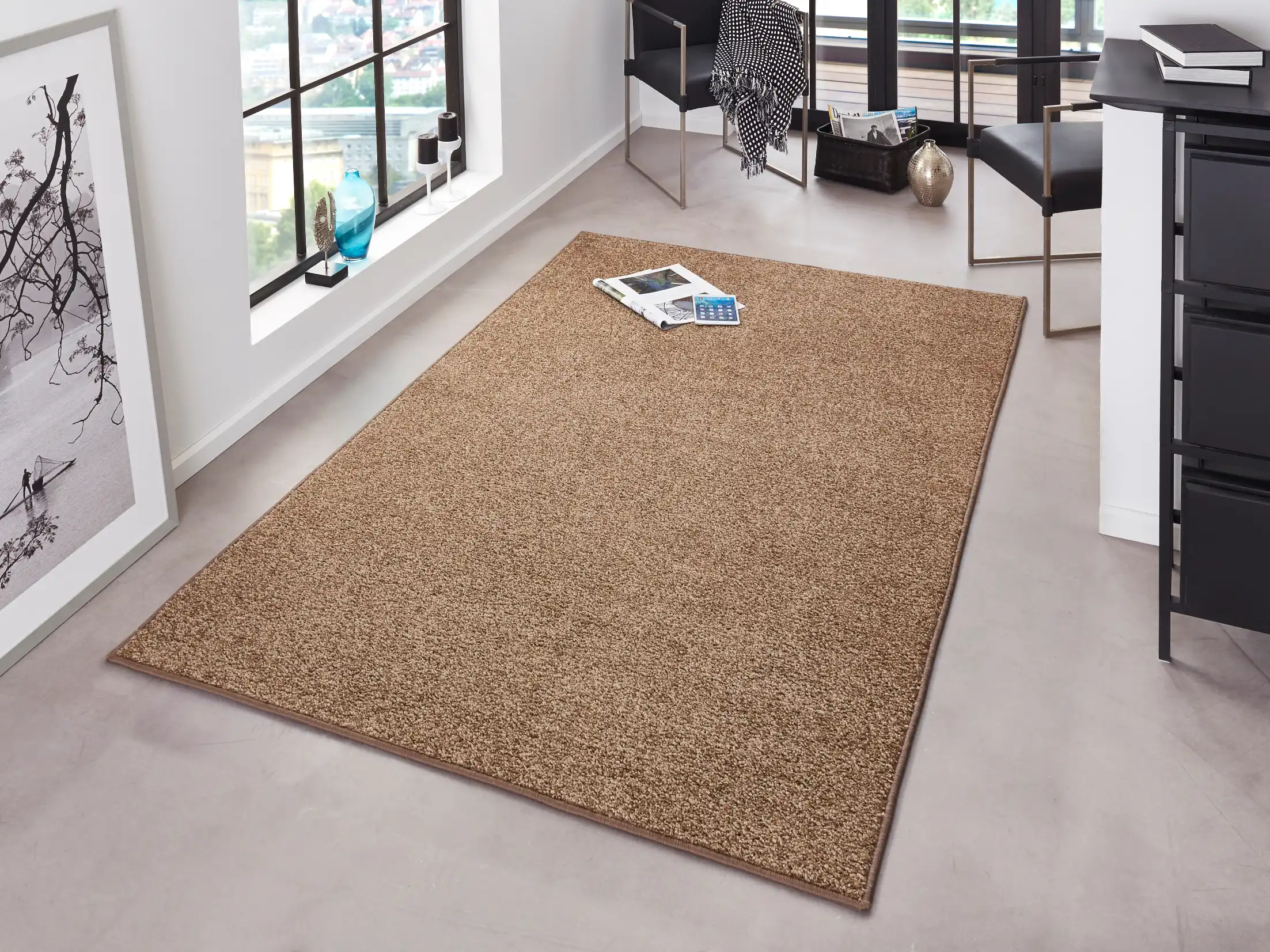 Pure 102614 Brown Rug