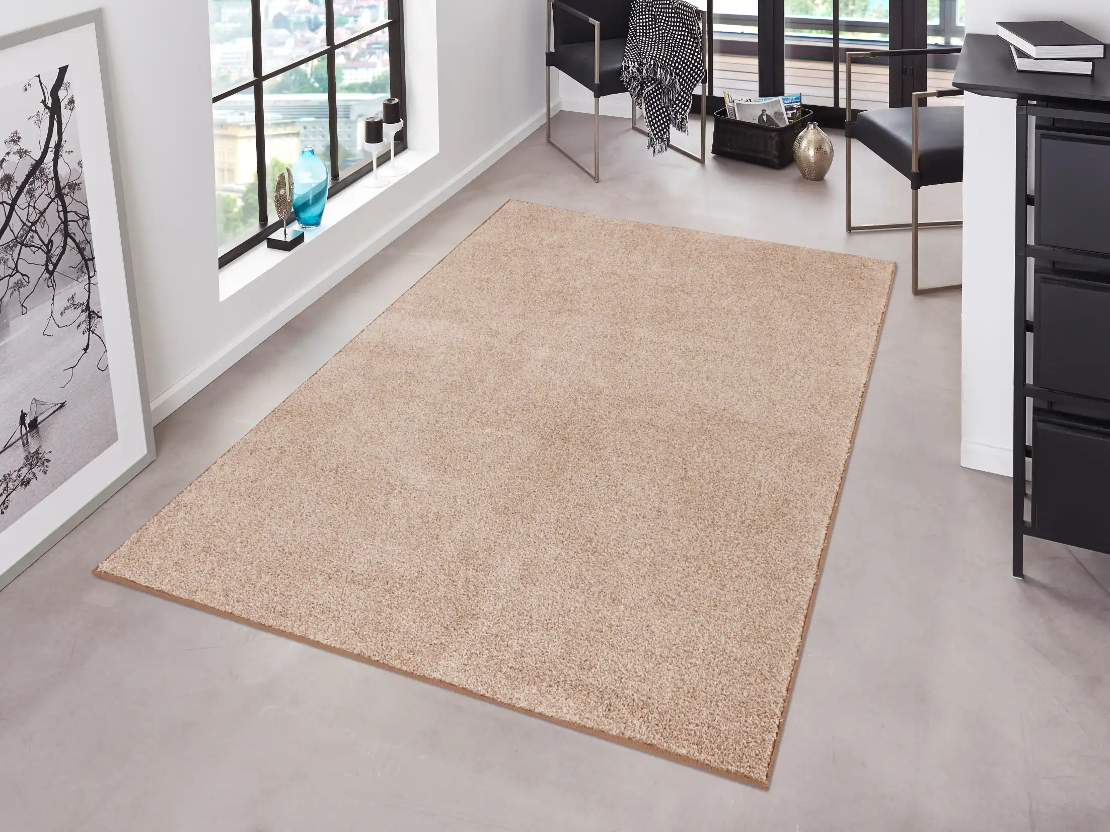 Pure 102662 Taupe Cream Rug