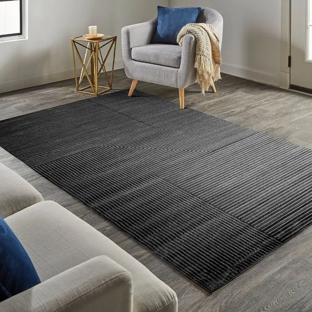 Pyramid Charcoal Rug