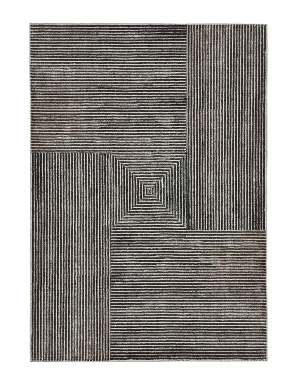 Pyramid Charcoal Rug - Image 4