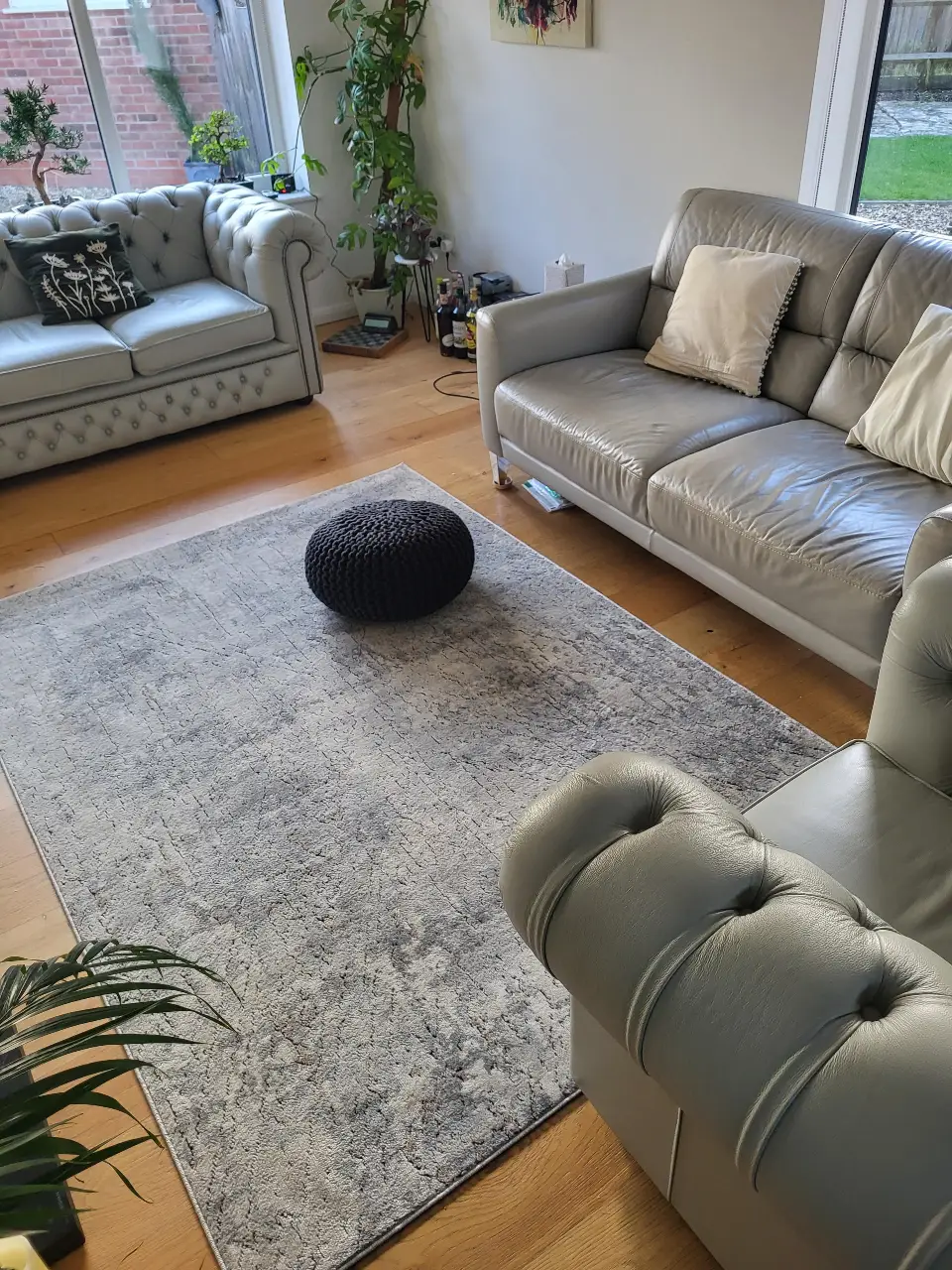 Quarry QUA03 Beige Grey Rug - Image 2