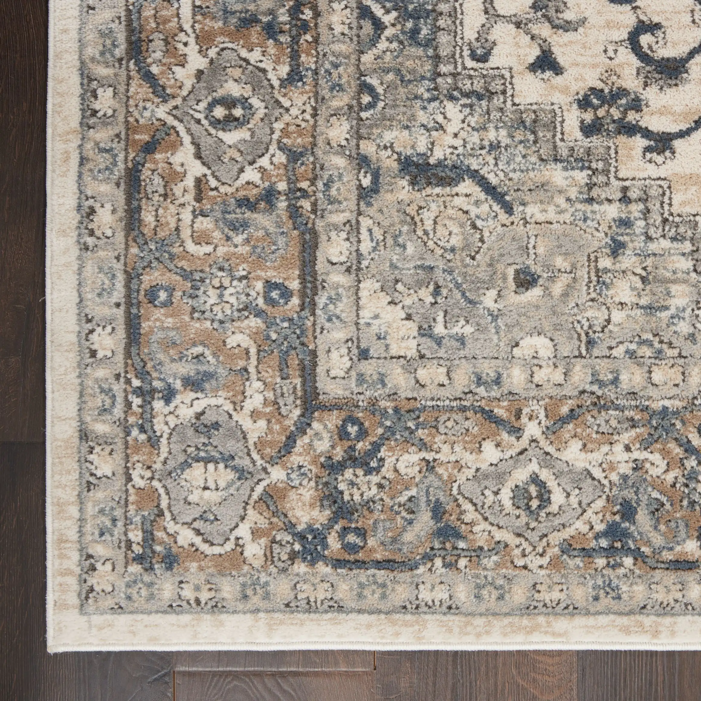 Quarry QUA05 Ivory Grey Rug - Image 5