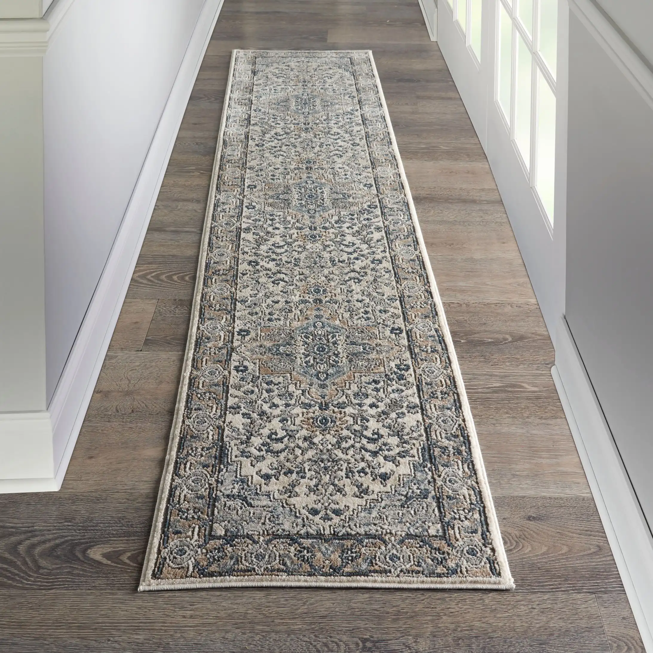 Quarry QUA05 Ivory Grey Rug - Image 7
