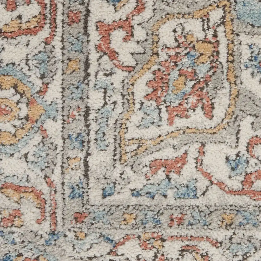 Quarry QUA11 Ivory Blue Rug - Image 2