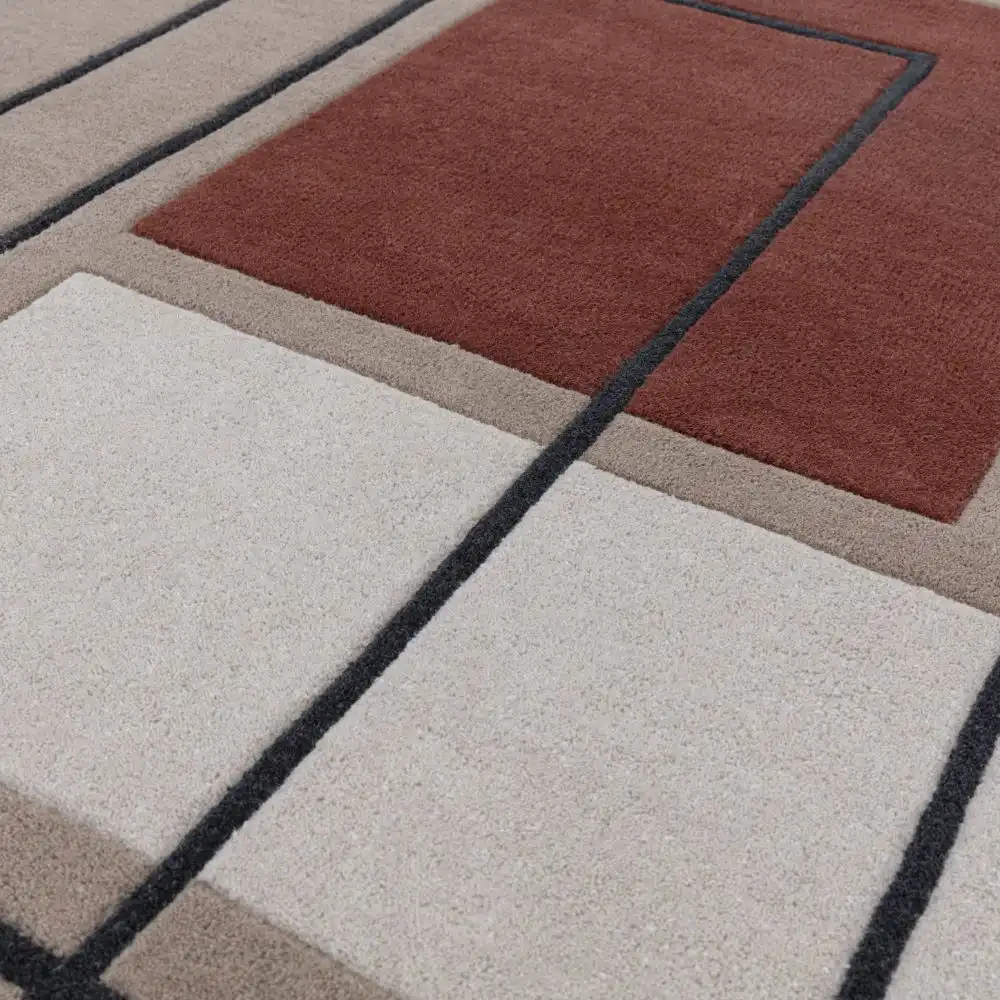 Reef RF20 Outline Terracotta Rug - Image 5