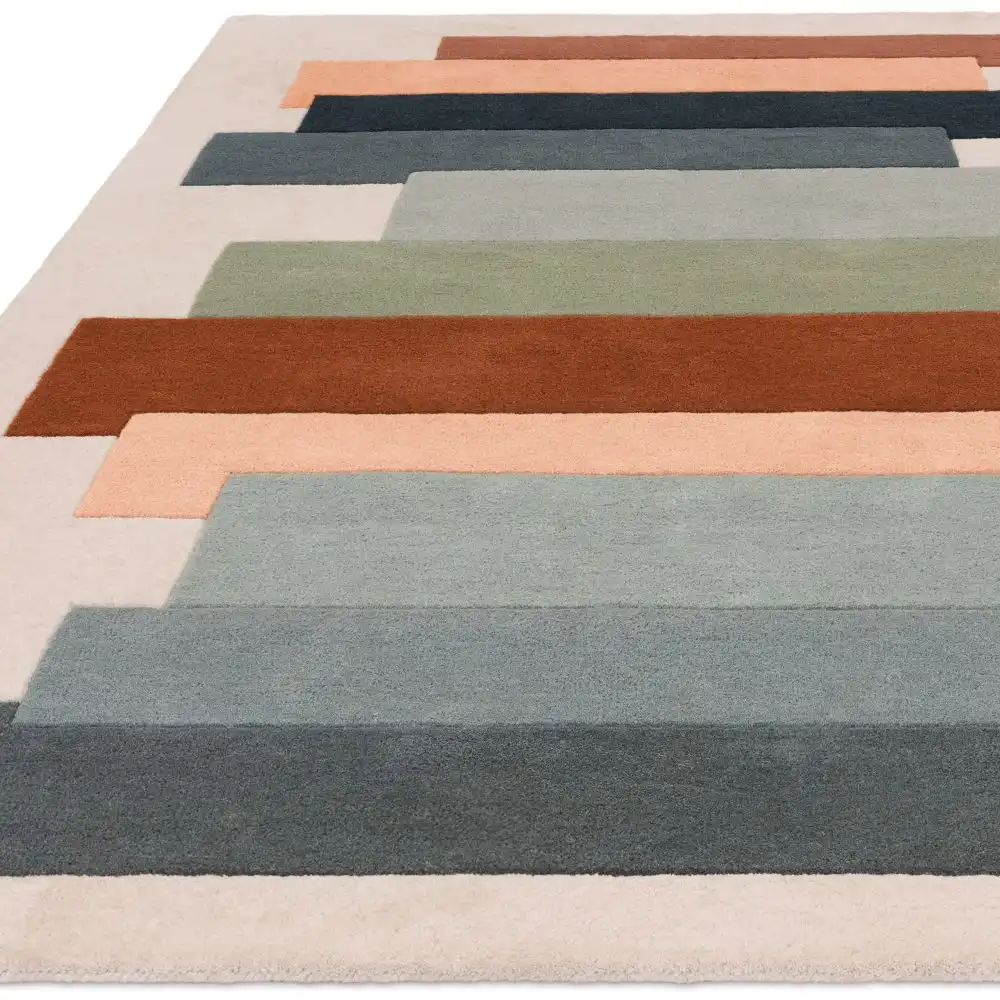 Reef RF32 Stacks Green Rug - Image 5