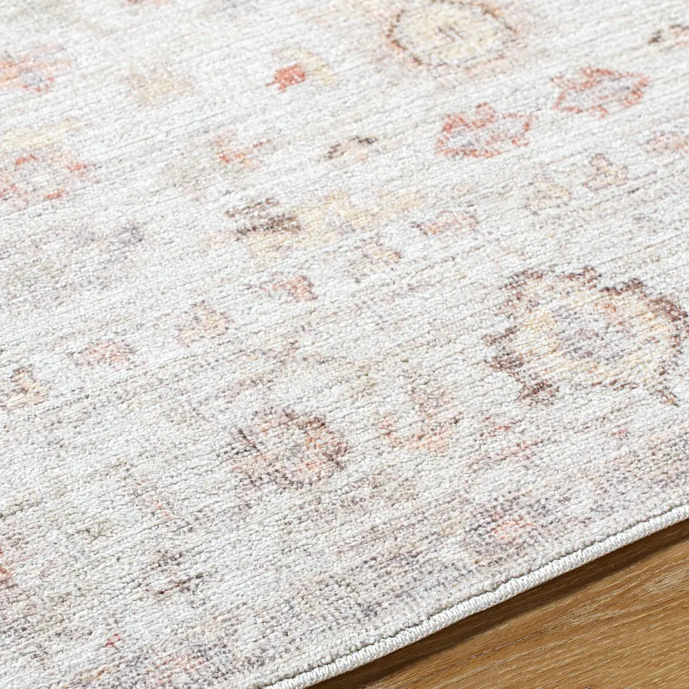 Spokane Our Pnw Home X Livabliss Vintage Oriental Boho Ivory/Rust Rug - Image 3