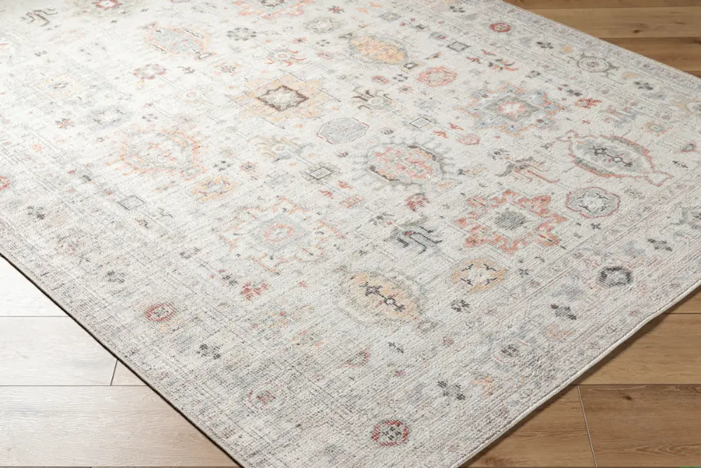 Spokane Our Pnw Home X Livabliss Vintage Oriental Boho Ivory/Rust Rug - Image 4