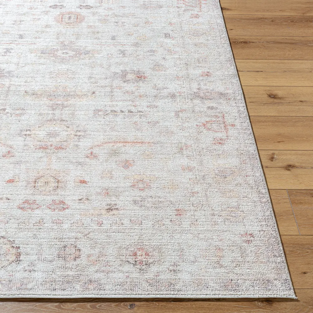 Spokane Our Pnw Home X Livabliss Vintage Oriental Boho Ivory/Rust Rug - Image 8