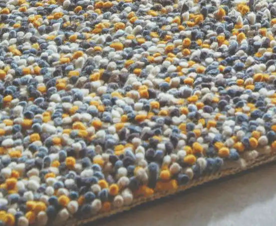 Rocks Shaggy Ochre Rug