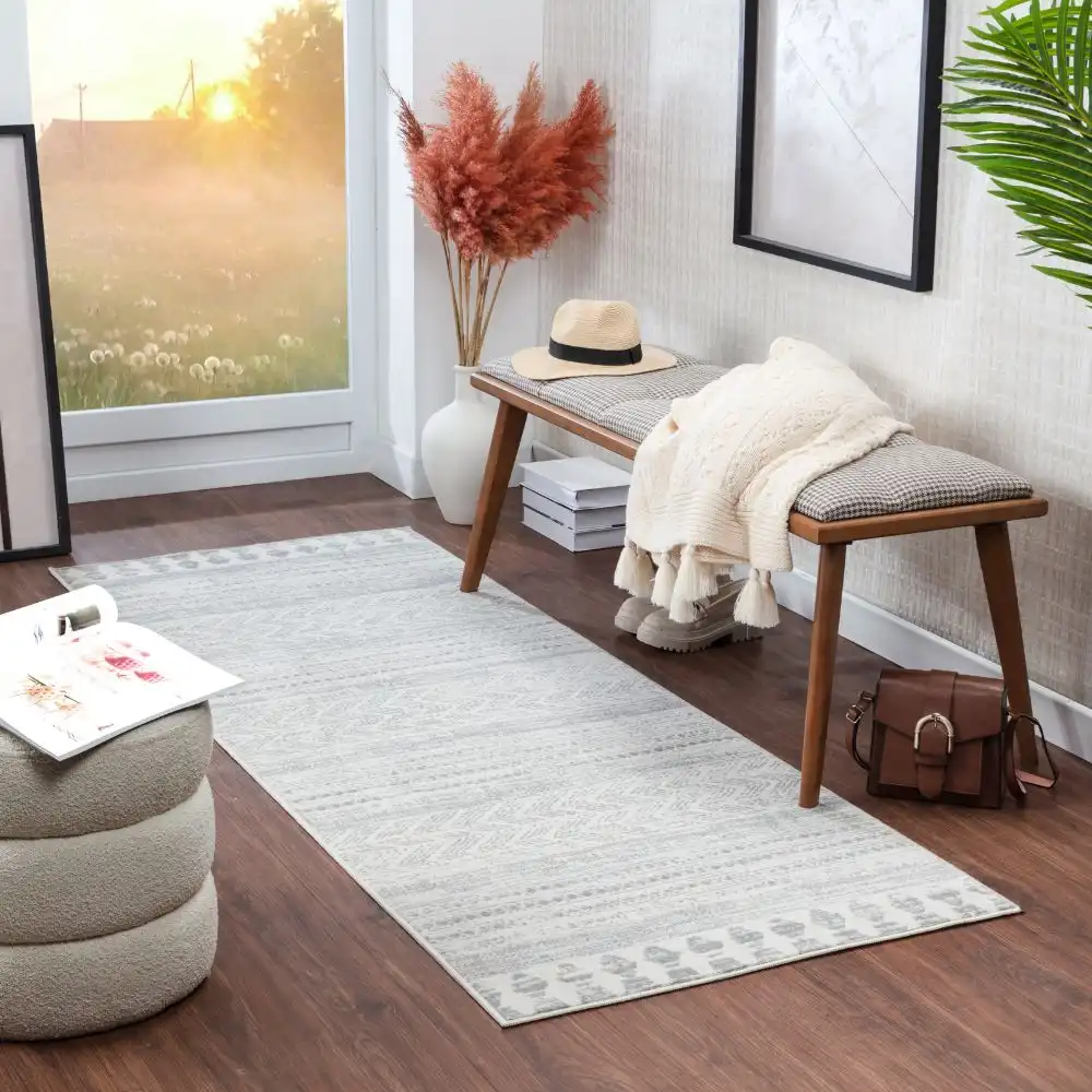 Louna Scandi Modern Grey/Taupe Rug - Image 3