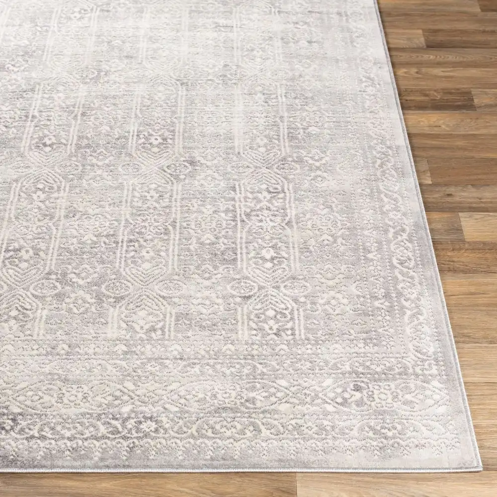 Vicky Vintage Oriental Boho Grey/Ivory Rug - Image 2