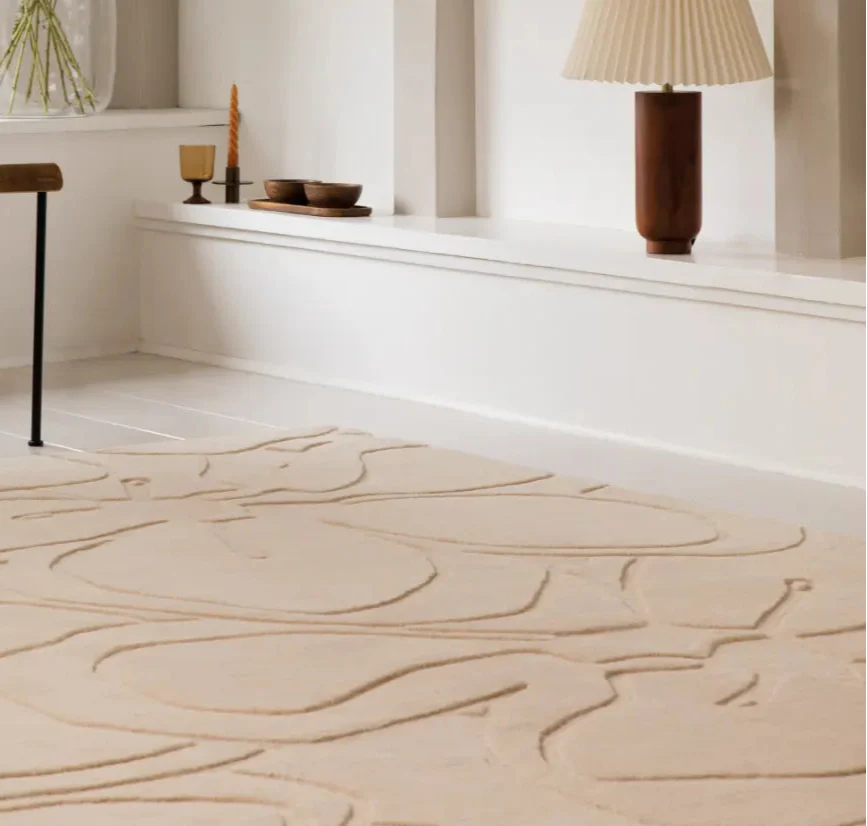 Romantic Magnolia Ted Baker -Cream 162701 Rug