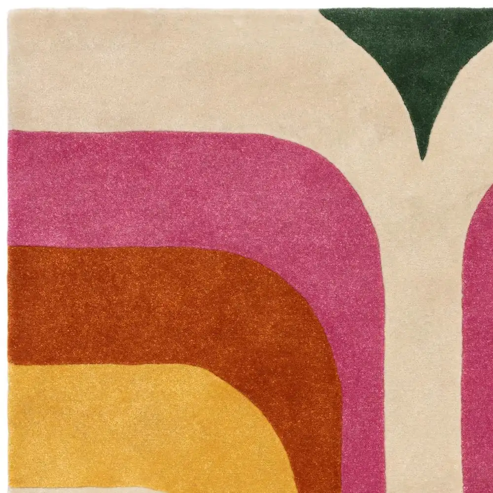 Romy 01 Retro Pink Rug - Image 2