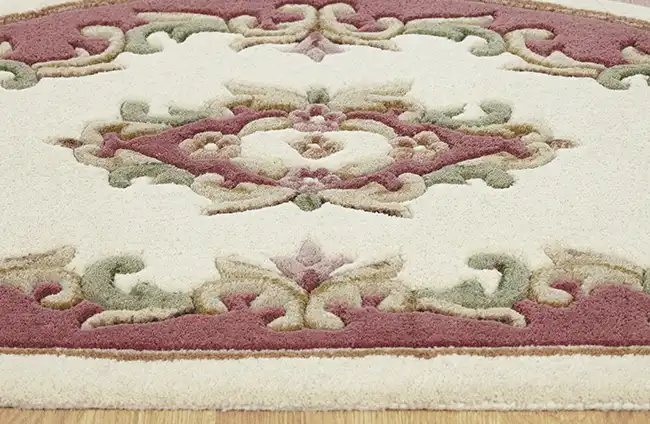 Royal Indian Cream-Rose Rug - Image 5