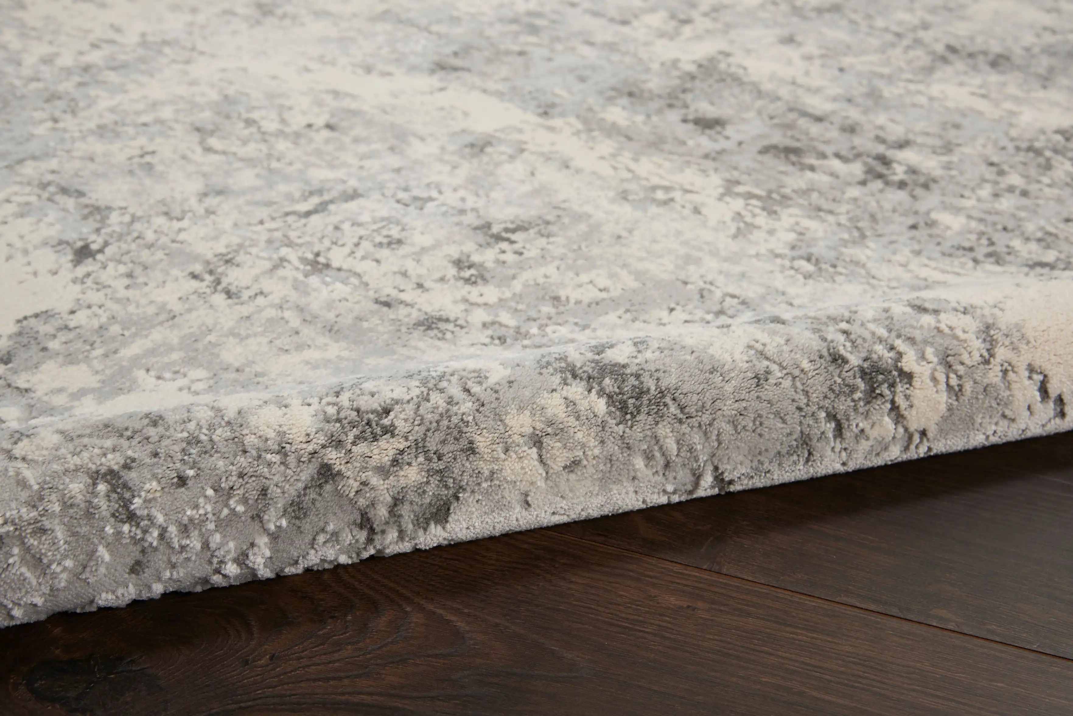 Rustic Textures RUS07 Grey Beige Rug - Image 5