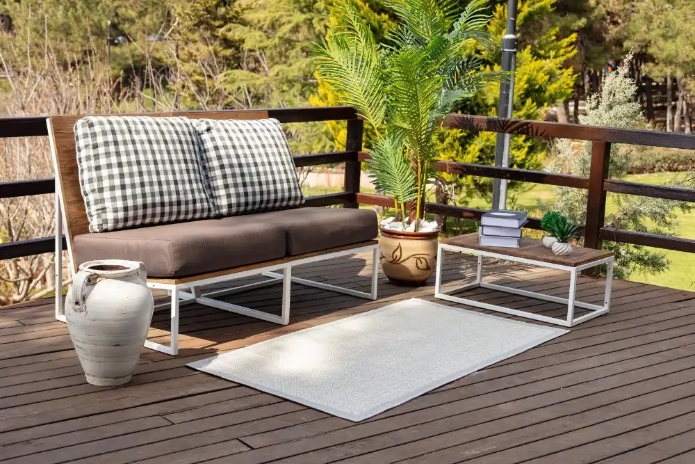 RVL Indoor Outdoor JODY 2380 Grey Rug