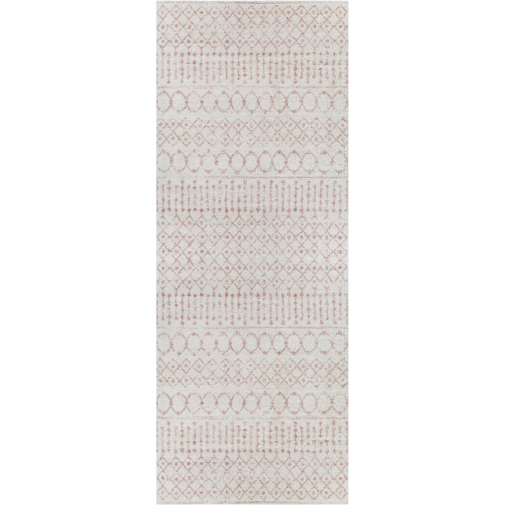 Saanjh Shaggy Global Plush Pile Pale Pink Rug - Image 3