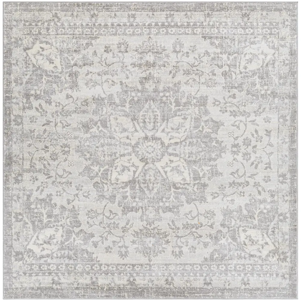 Sage Vintage Oriental Boho Medium Grey Rug - Image 10