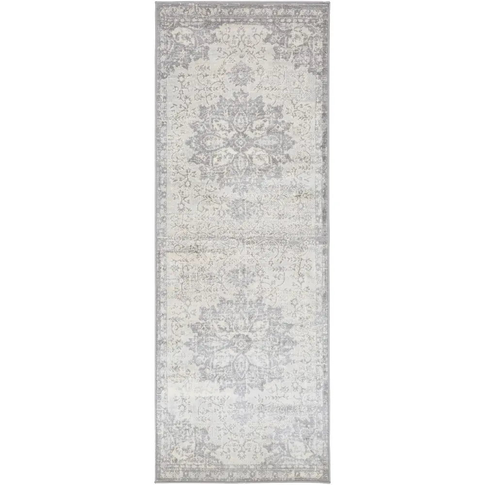 Sage Vintage Oriental Boho Medium Grey Rug - Image 11