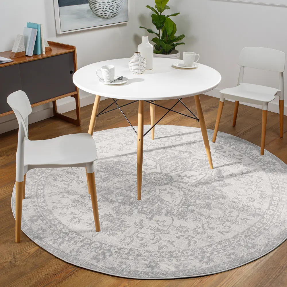 Sage Vintage Oriental Boho Medium Grey Rug - Image 13
