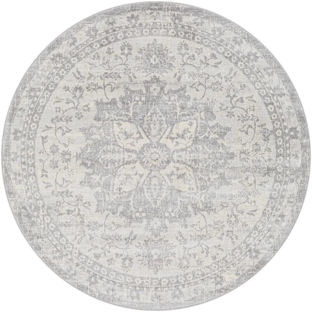 Sage Vintage Oriental Boho Medium Grey Rug - Image 9