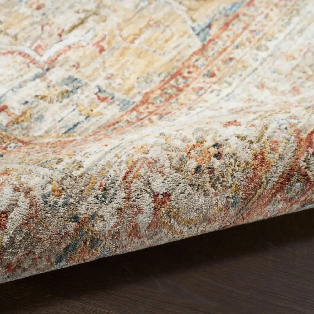 Sahar SHR06 Ivory Rust Rug - Image 3