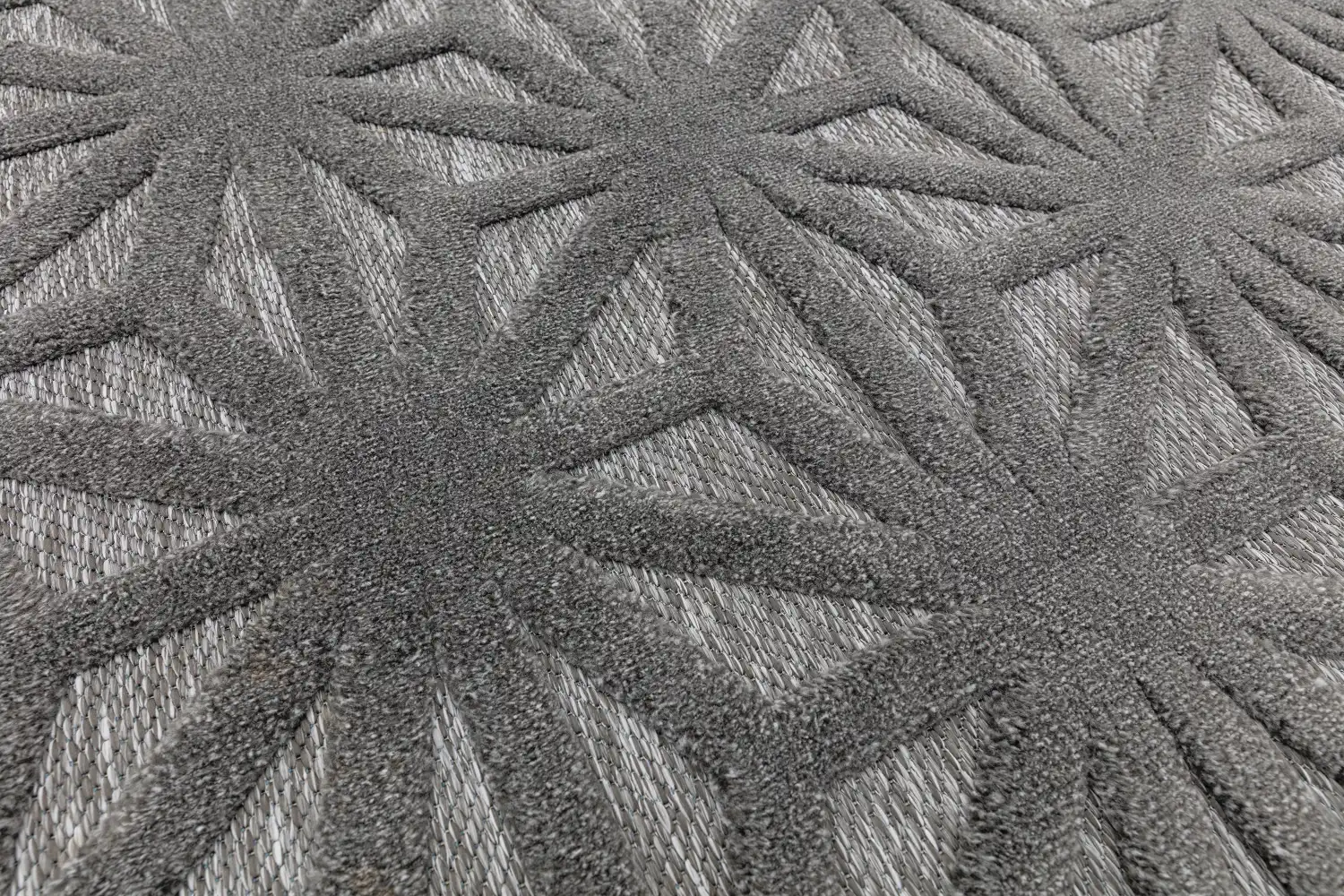 Salta SA01 Anthracite Star Rug - Image 2