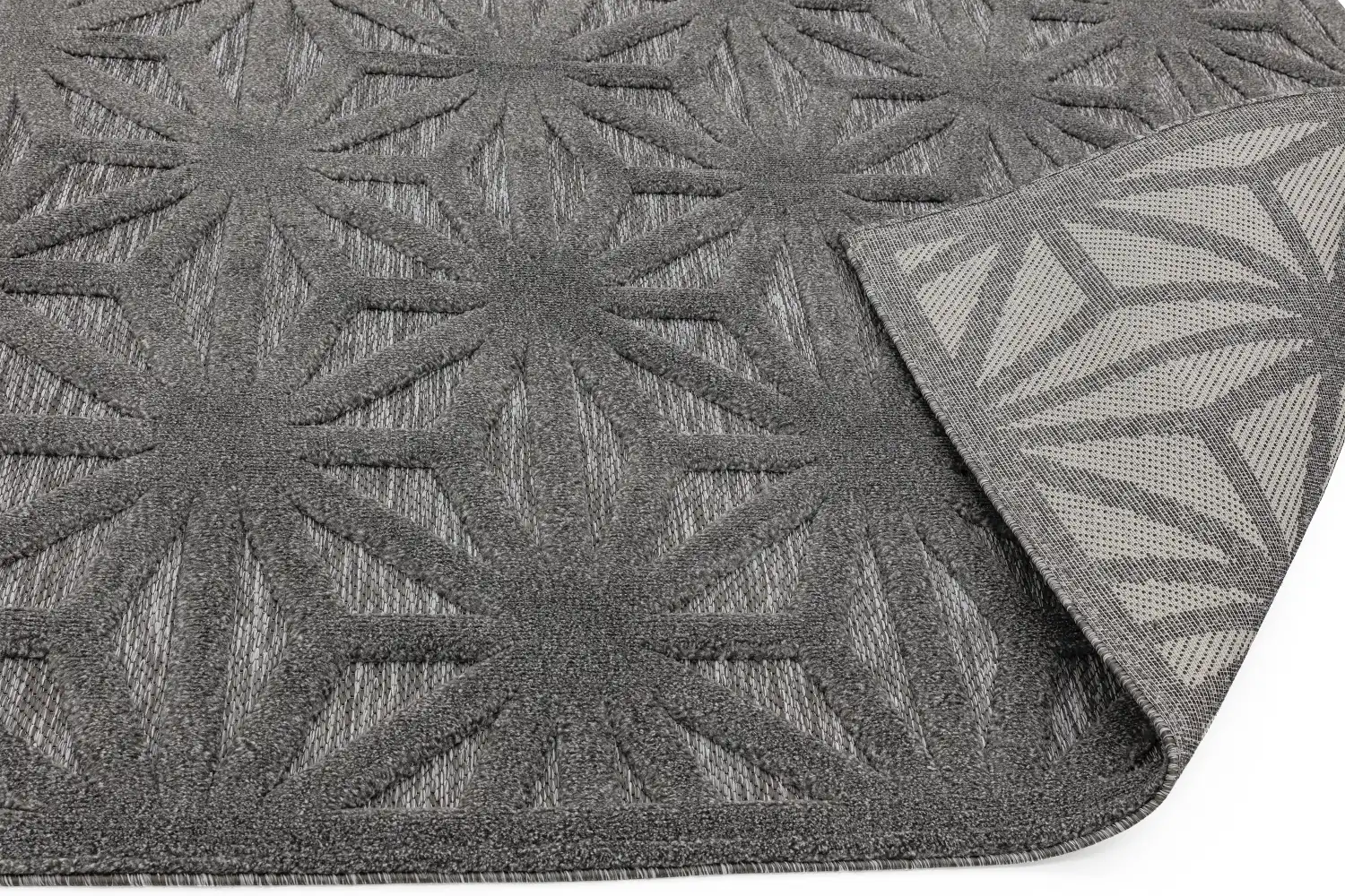 Salta SA01 Anthracite Star Rug - Image 4