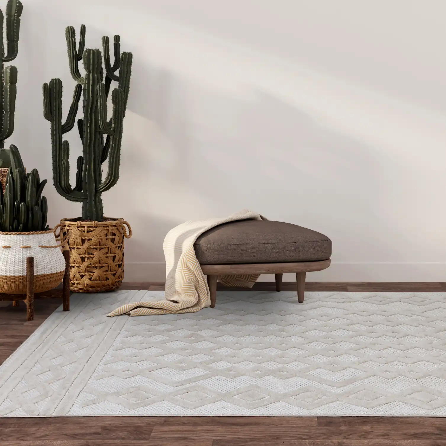 Salta SA05 White Links Rug