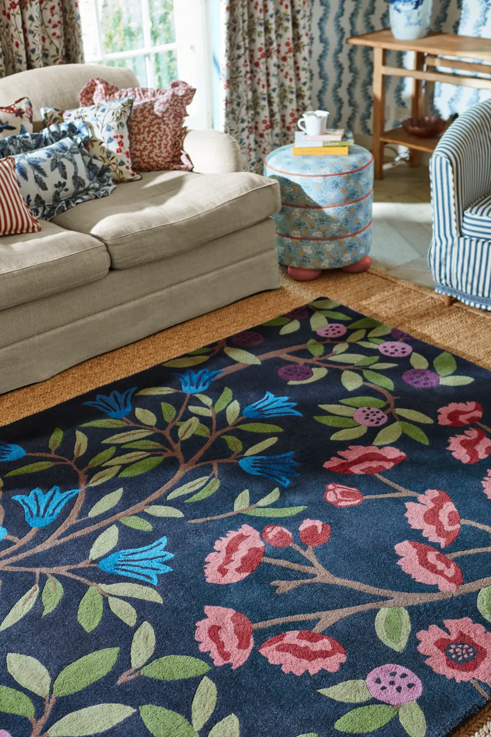 Sanderson Foraging Indigo 146618 Rug - Image 2