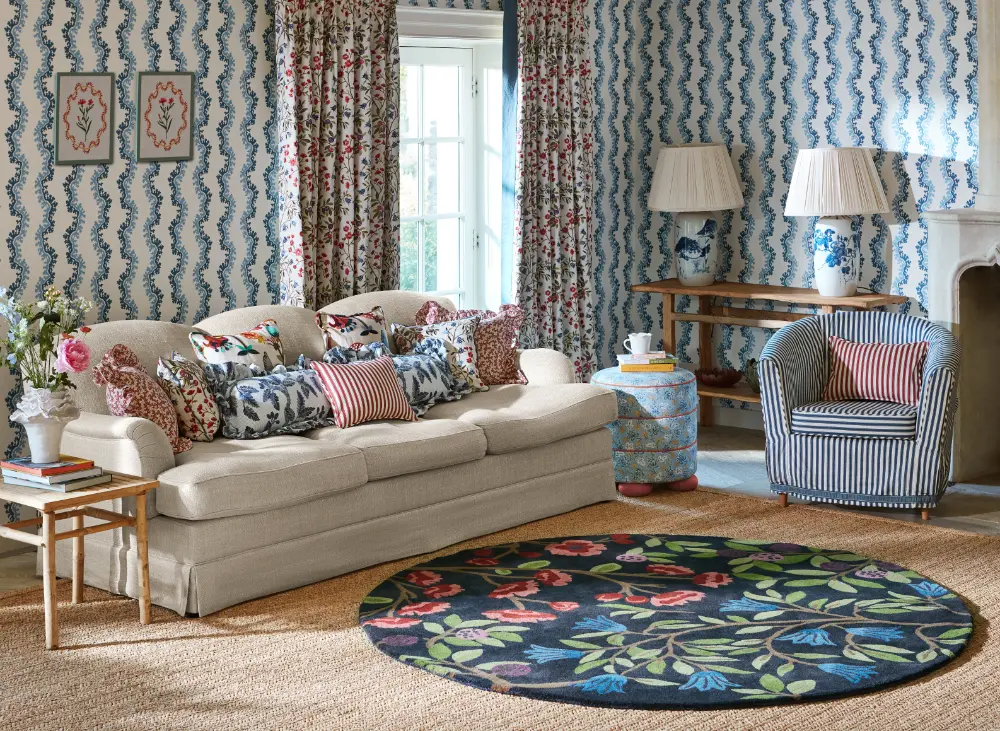 Sanderson Foraging Indigo 146618 Rug - Image 5