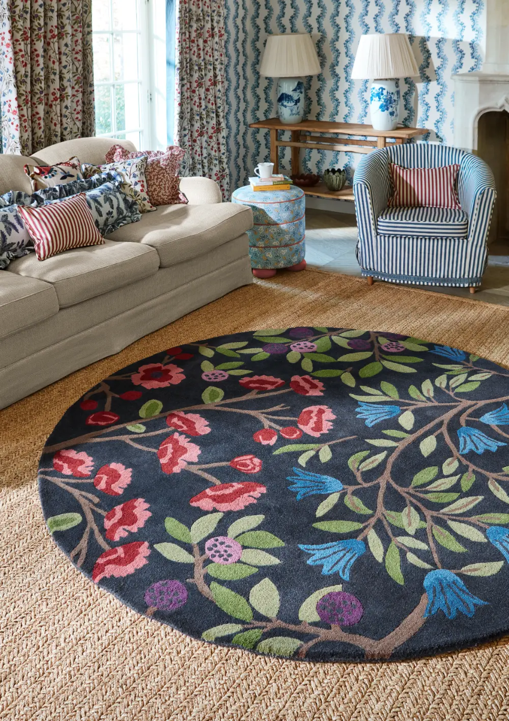 Sanderson Foraging Indigo 146618 Rug - Image 6