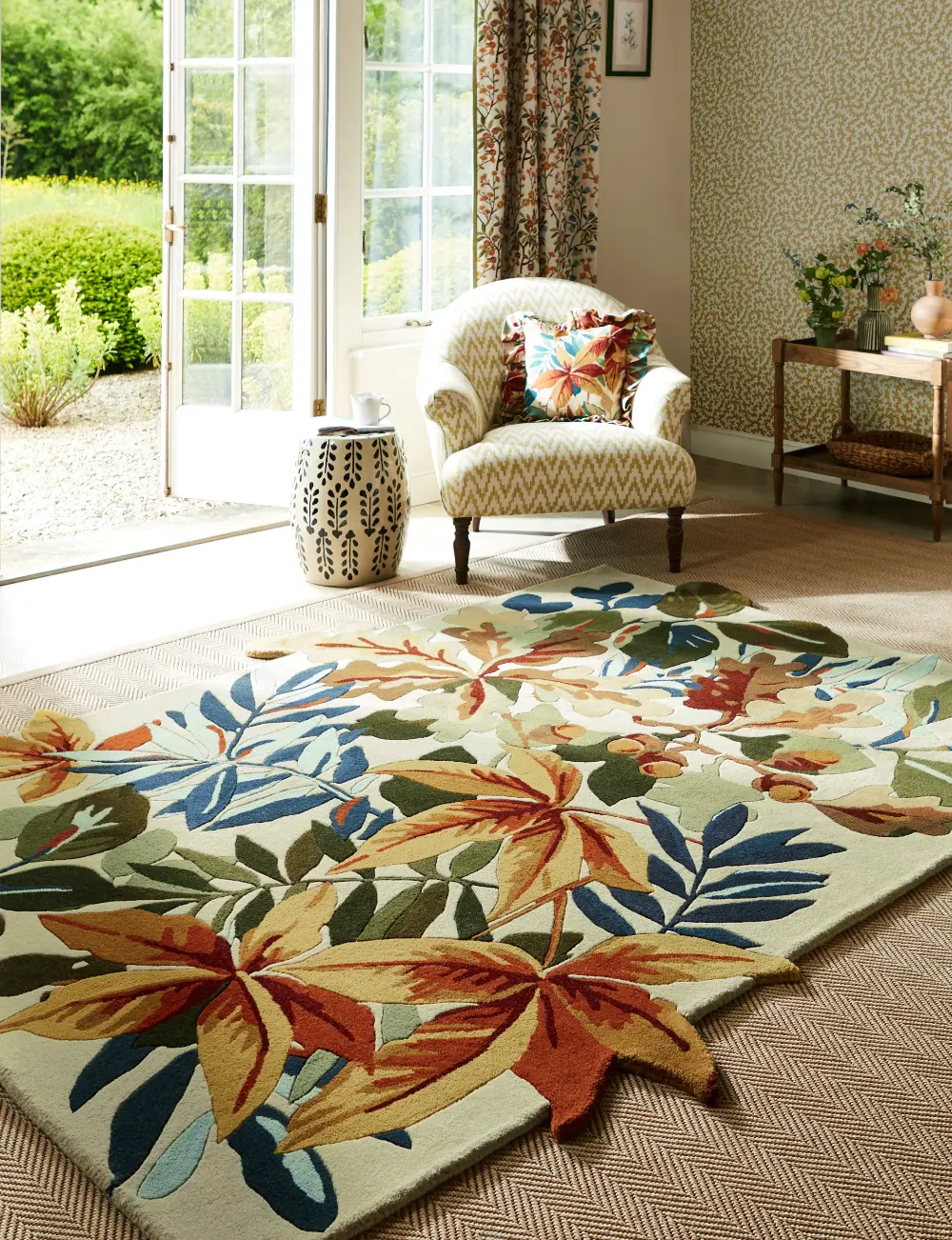 Sanderson Robins Wood Russet Brown 146501 Rug - Image 3