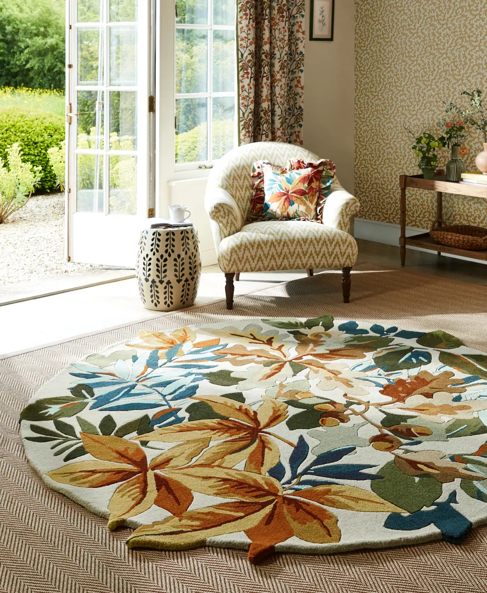 Sanderson Robins Wood Russet Brown 146501 Rug - Image 7
