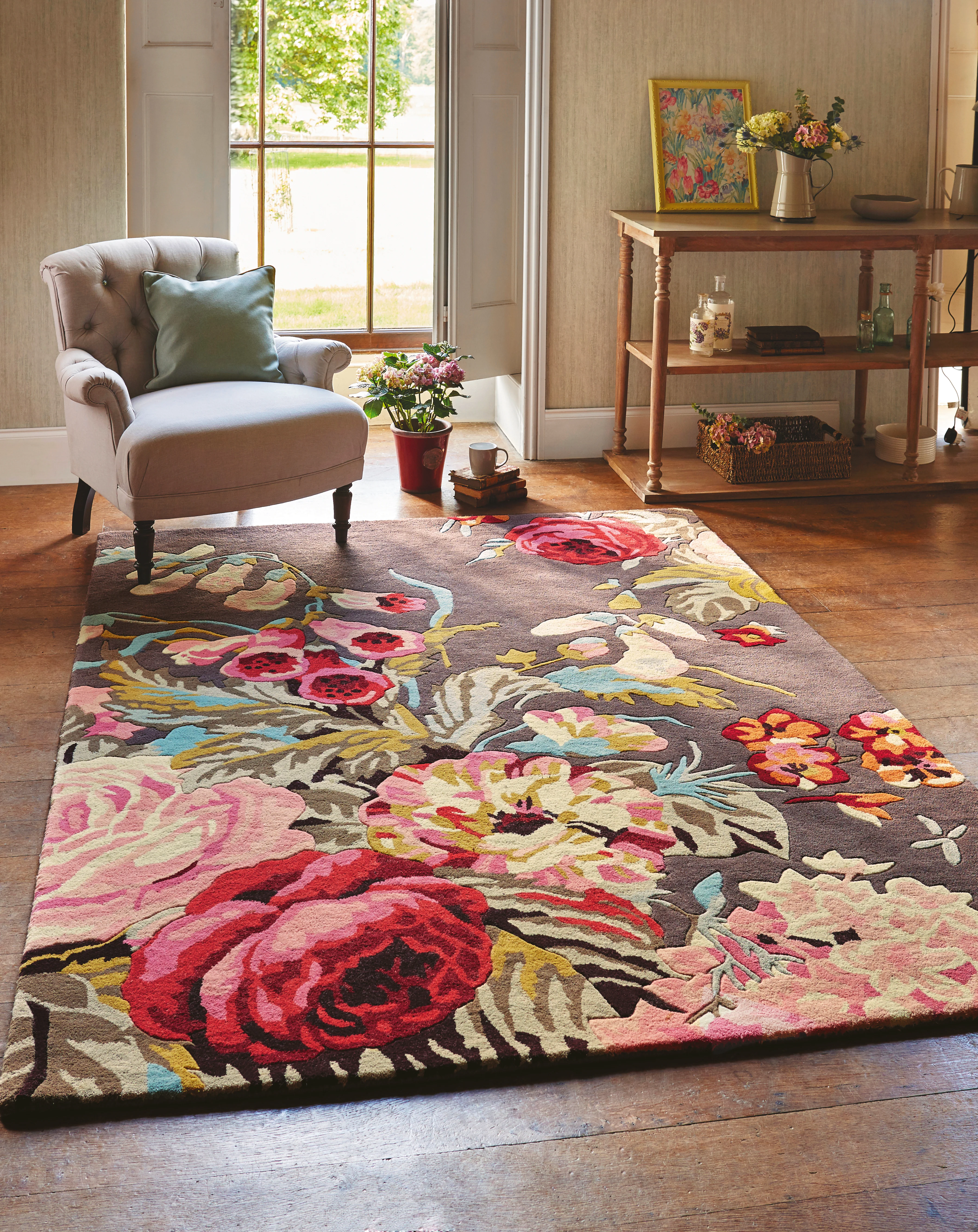 Sanderson Stapleton Park - Rosewood 45302 Rug - Image 2