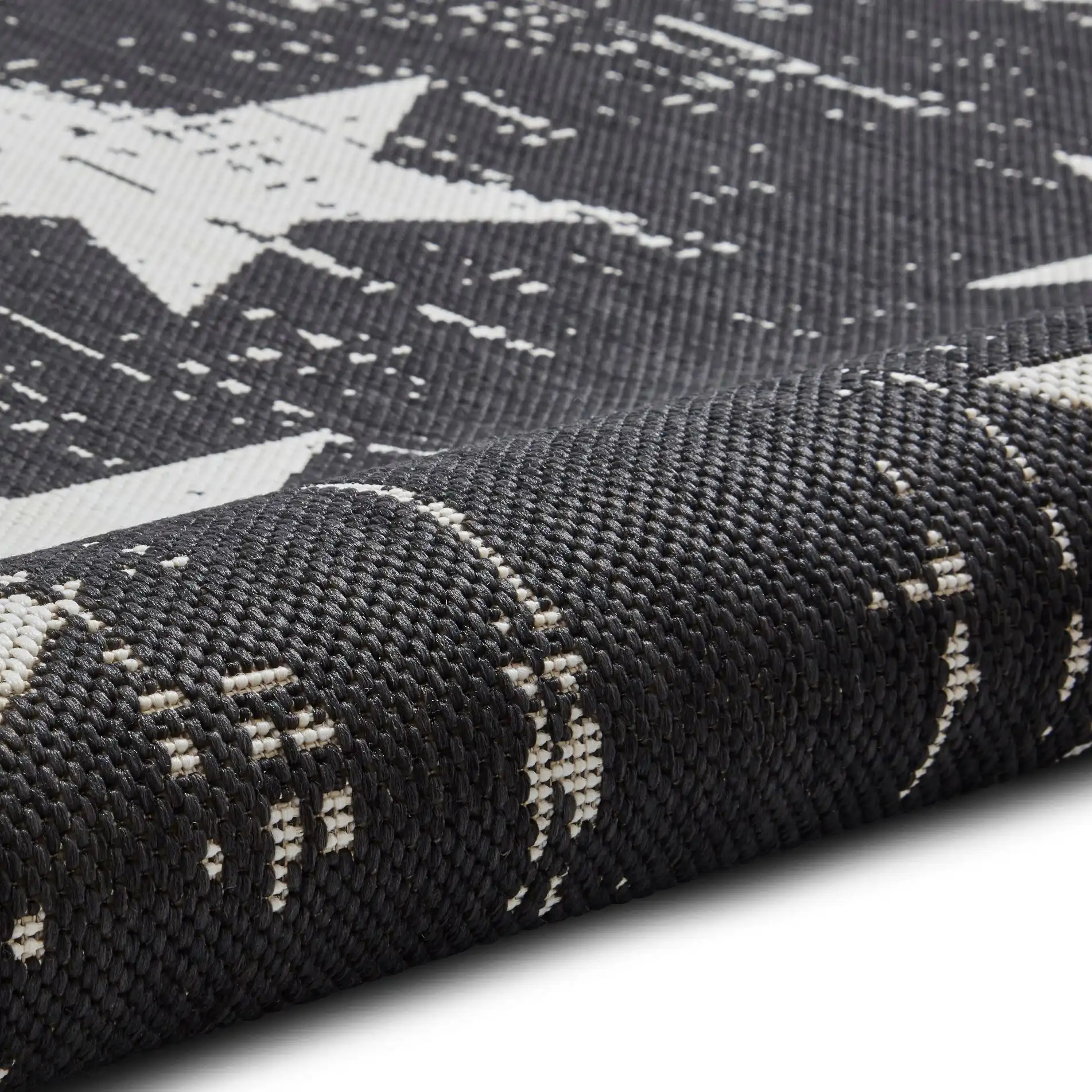 Santa Monica 48648 Black White Rug - Image 5