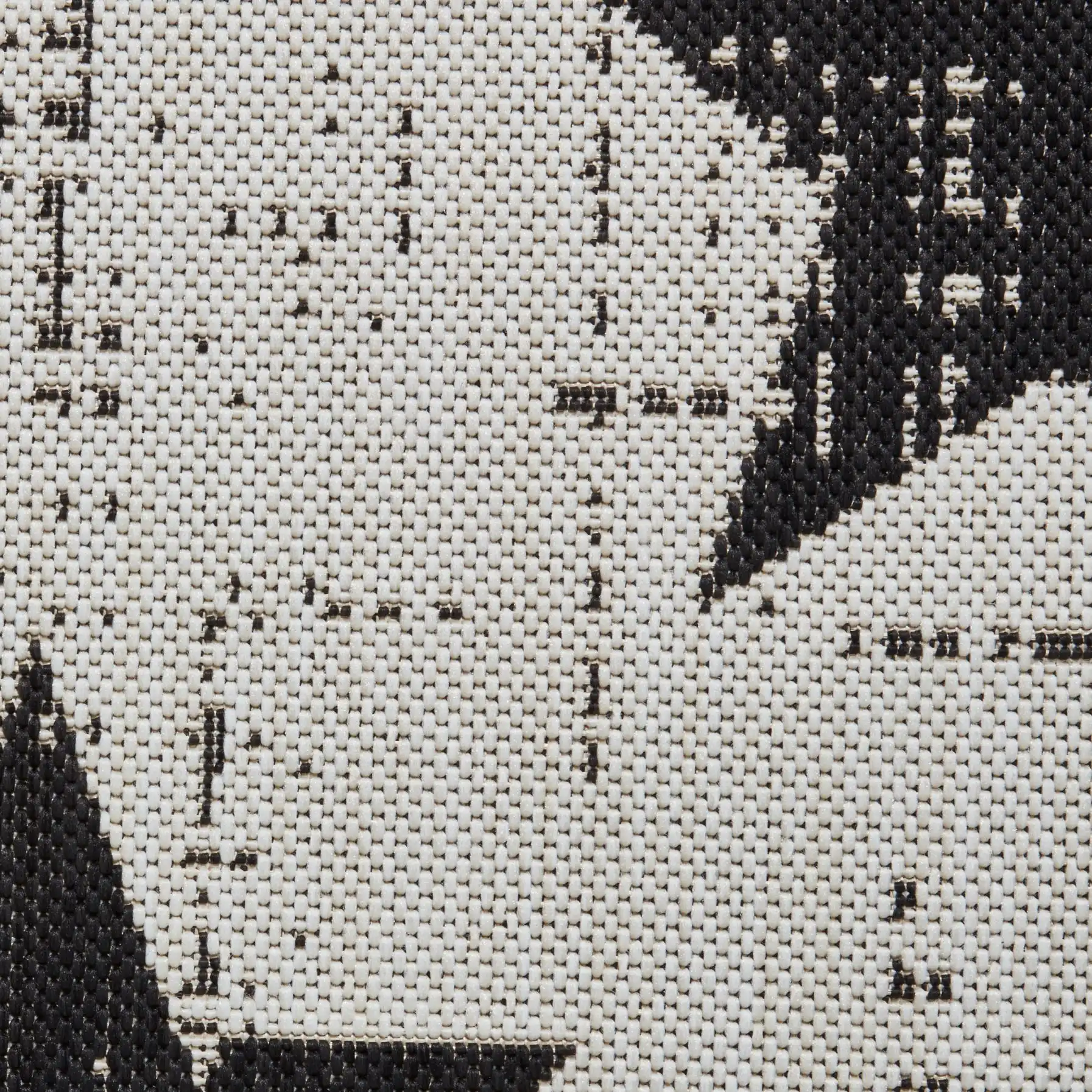 Santa Monica 48648 White Black Rug - Image 5