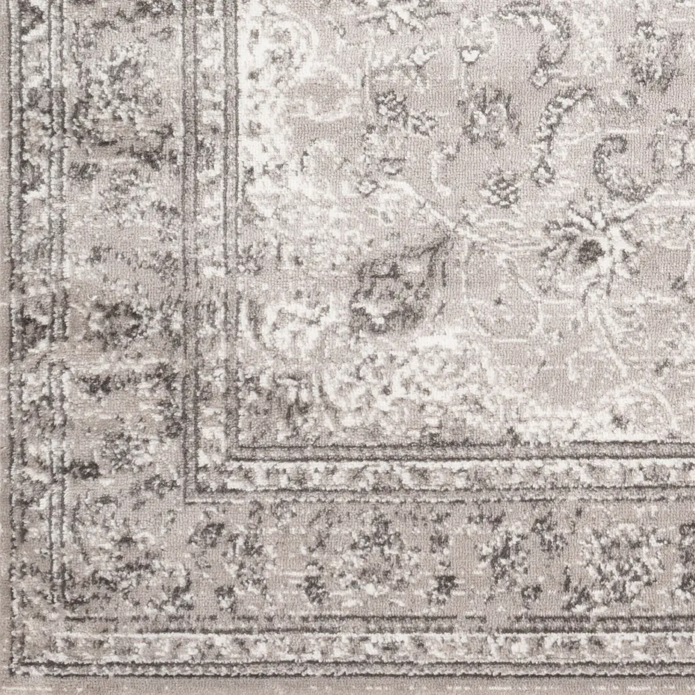 Sanvi Vintage Oriental Boho Charcoal Rug - Image 3
