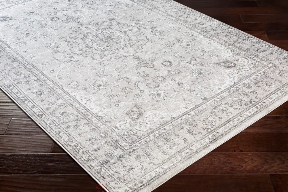 Sanvi Vintage Oriental Boho Charcoal Rug - Image 6