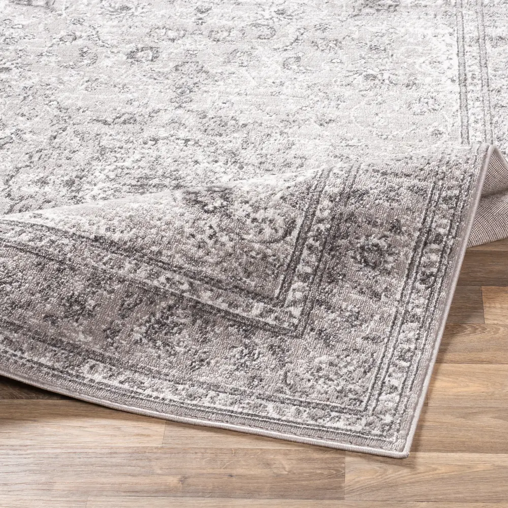 Sanvi Vintage Oriental Boho Charcoal Rug - Image 7