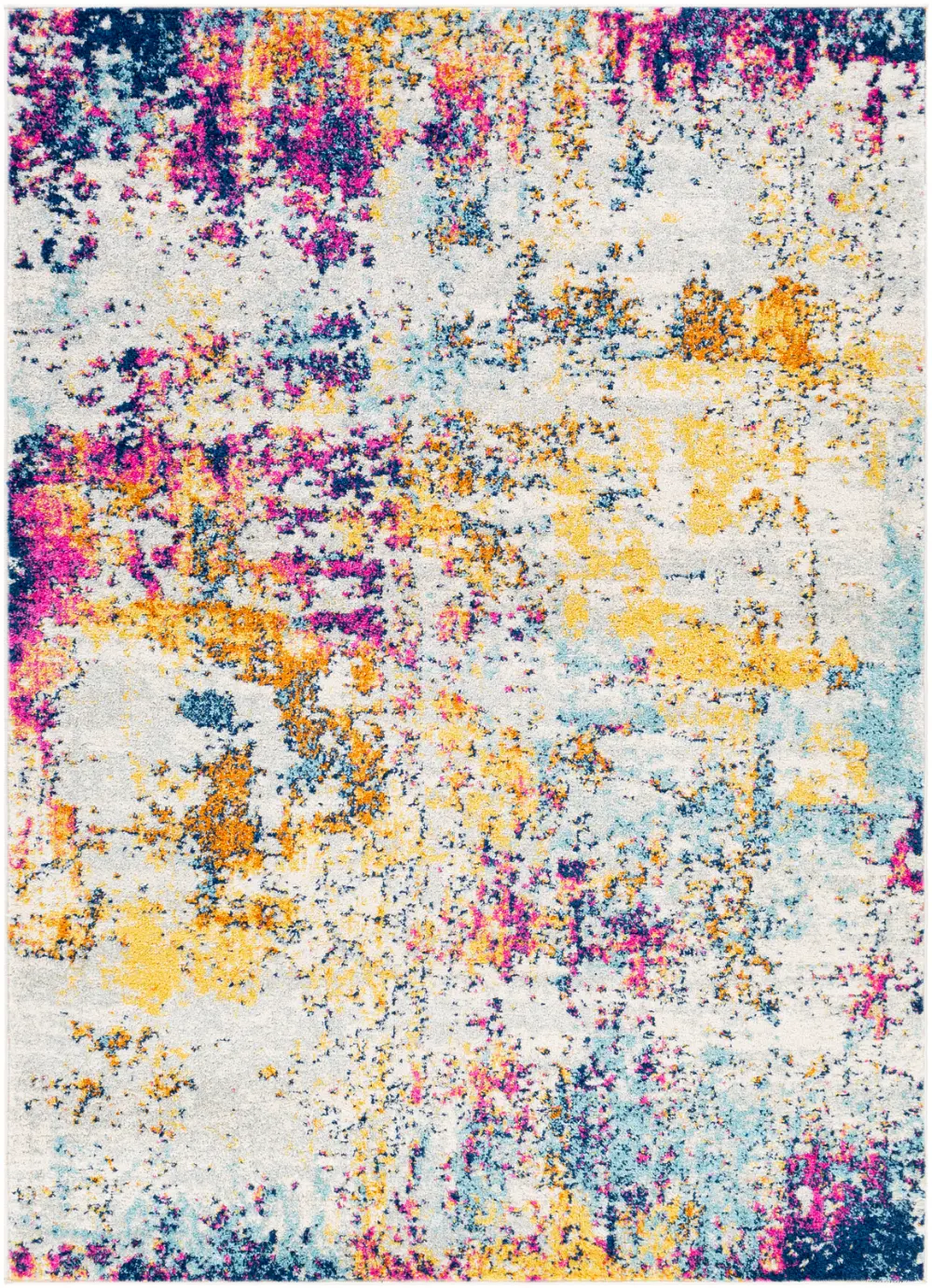 Sarah Abstract Rug Abstract Modern Marble Medium Grey Rug - Image 5