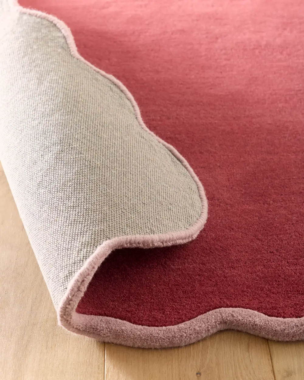 Scalloped Elsie Coral/Lilac - Image 5