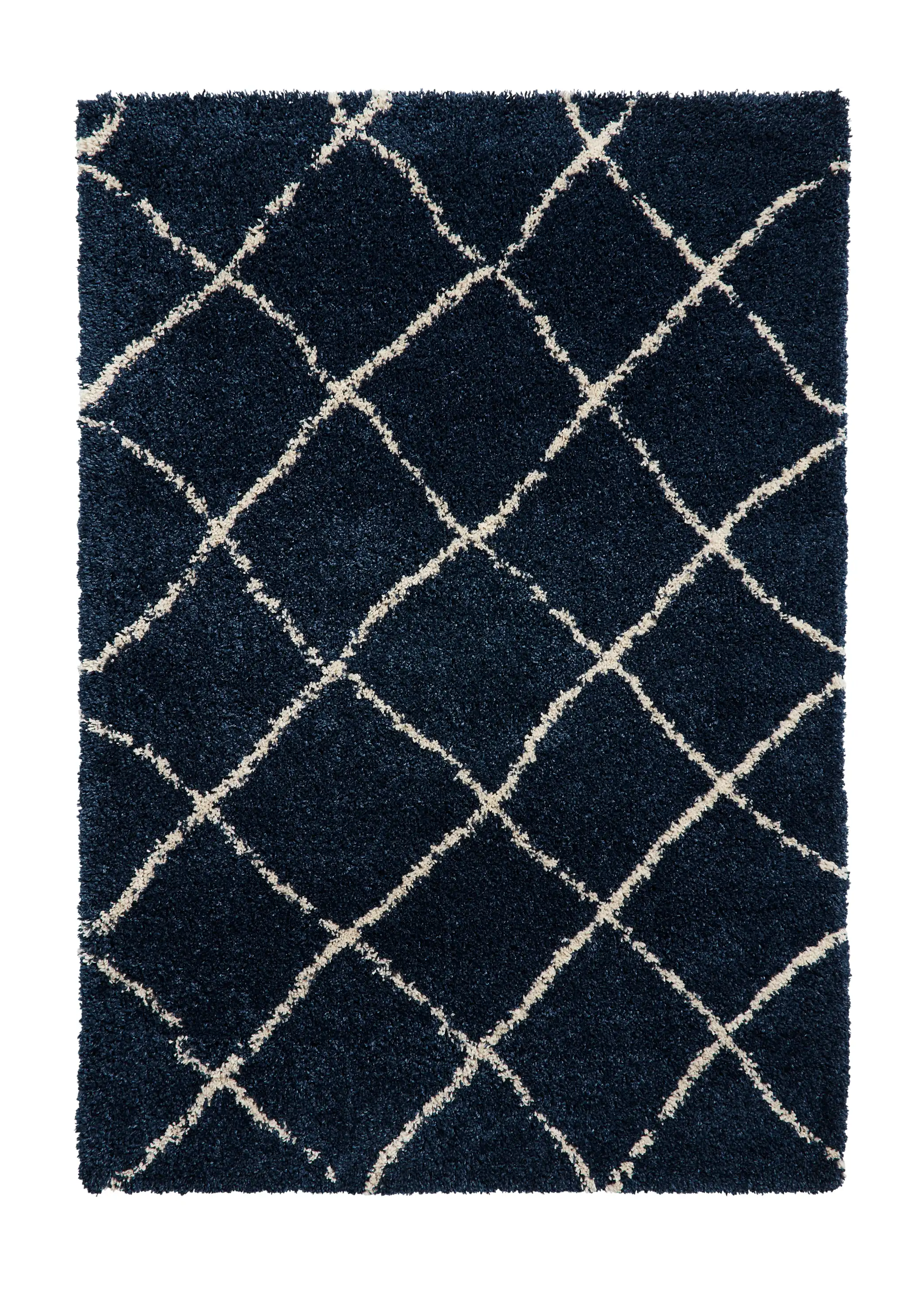 Scandi Berber G257 Navy Cream Rug - Image 2