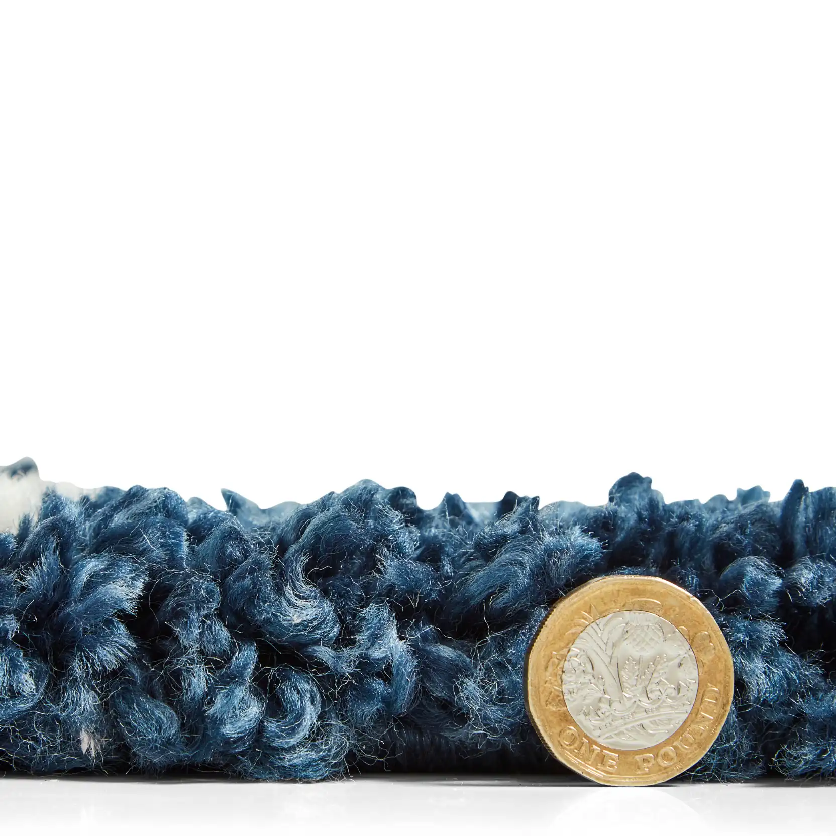 Scandi Berber G257 Navy Cream Rug - Image 4