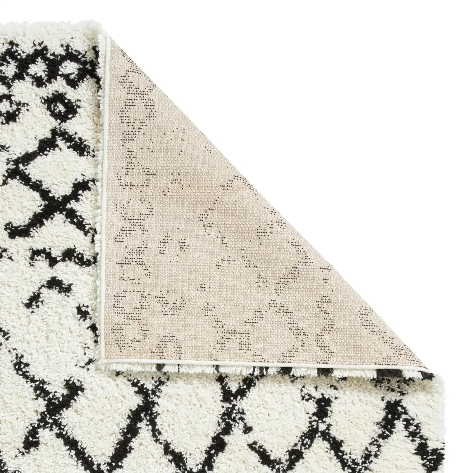 Scandi Berber G272 White Black Rug - Image 2