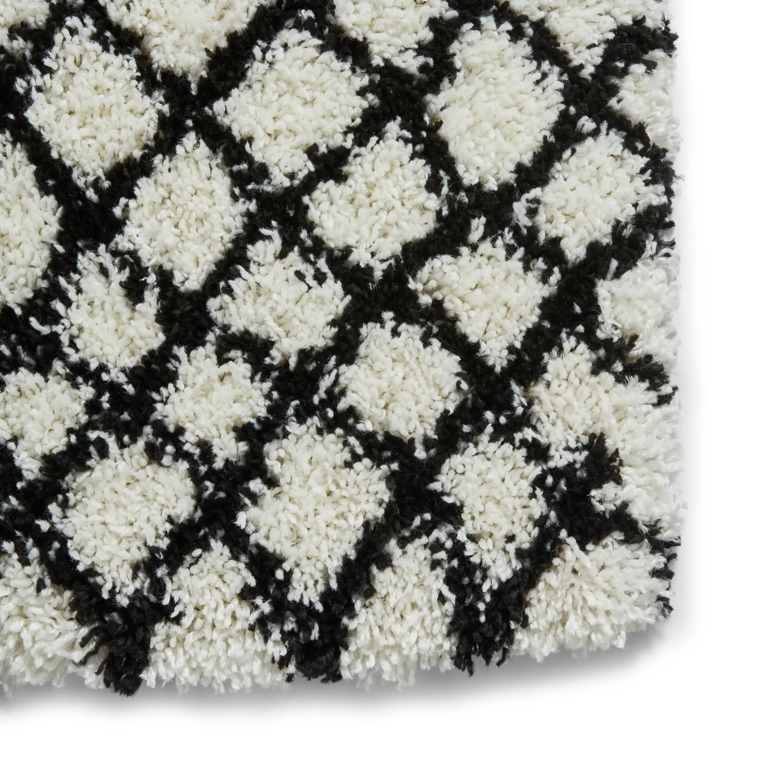 Scandi Berber G276 White Black Rug - Image 2